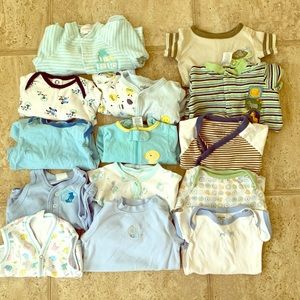 Pajamas, onesies, gowns